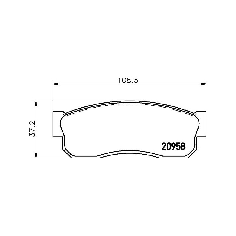 Pastiglie freno asse anteriore - PAGID
