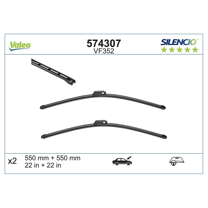 Spazzole tergicristalli - VALEO