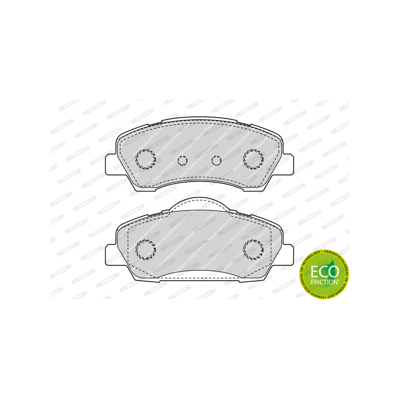 Pastiglie freno asse posteriore - FORNITORI DIVERSI