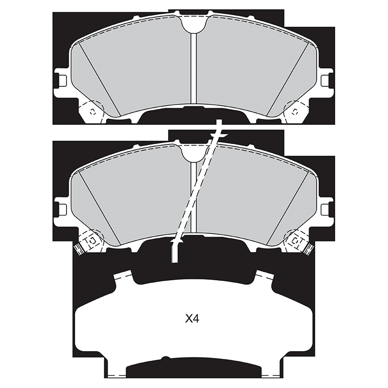 Pastiglie freno asse anteriore - VALEO