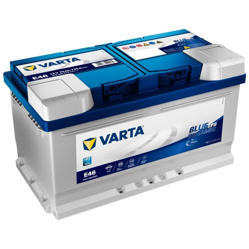 VARTA BLUE Dynamic EFB 75AH 730A315x175x175 E46