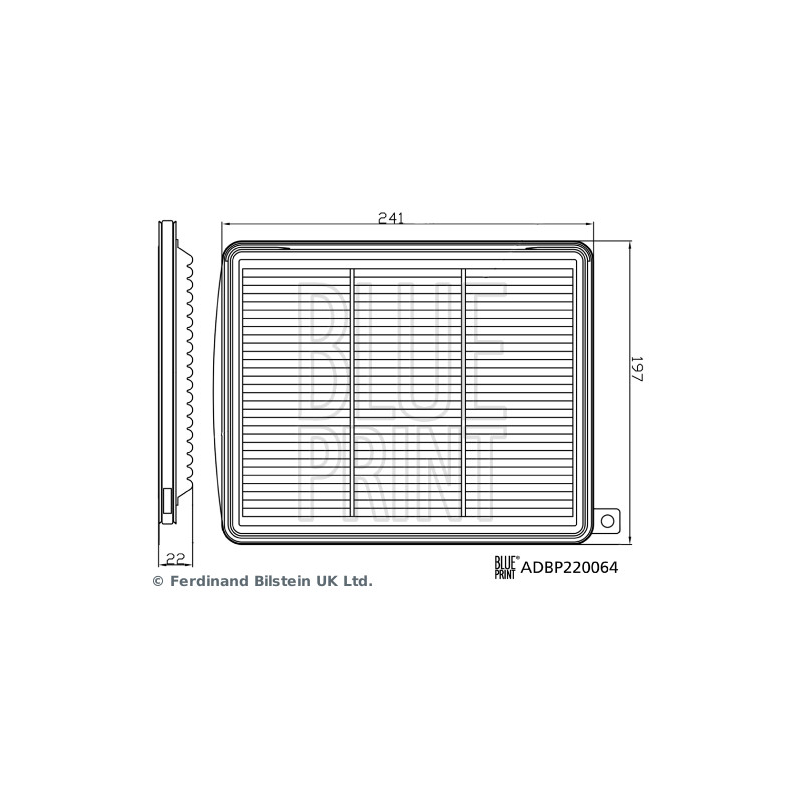 Filtro aria - BLUE PRINT