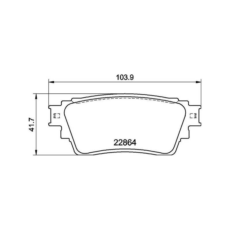 Pastiglie freno asse posteriore - BREMBO