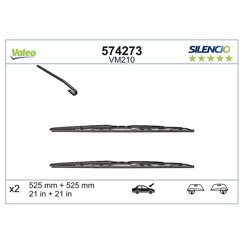 Spazzole tergicristalli - VALEO