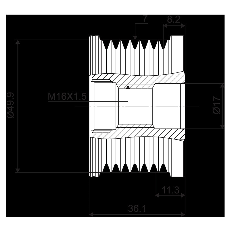 Tendicinghia trapezoidale - VALEO