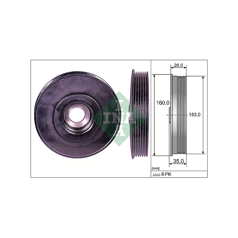 Puleggia albero motore - INA