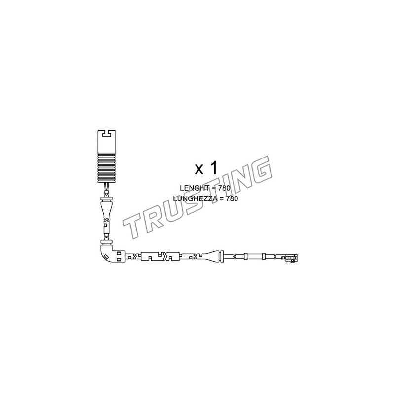 Indicatore usura freno asse anteriore - TRUSTING