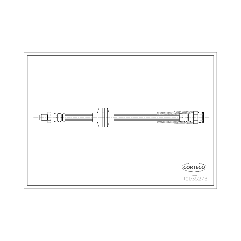 Flessibile freno asse posteriore - CORTECO