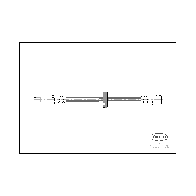 Flessibile freno asse anteriore - CORTECO