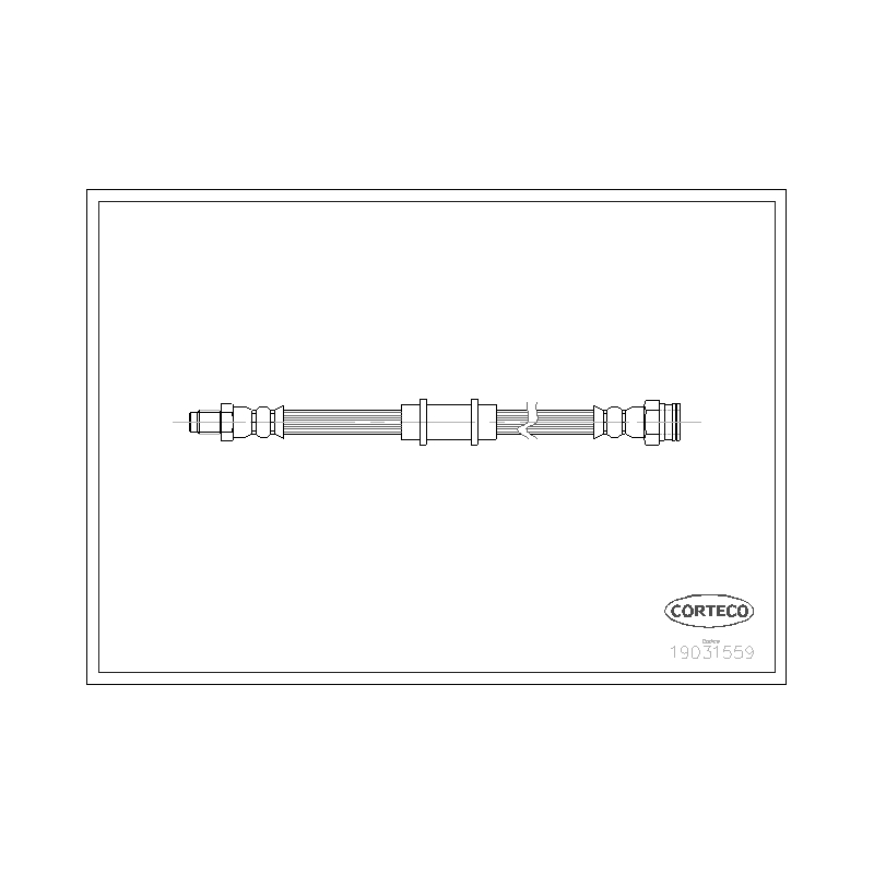 Flessibile freno asse posteriore - CORTECO