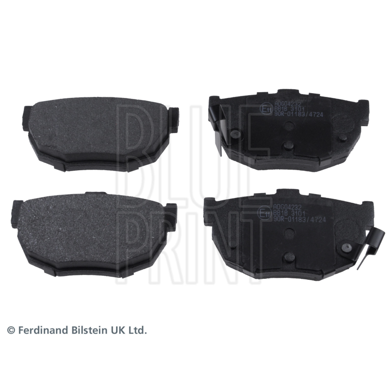 Pastiglie freno asse posteriore - BLUE PRINT