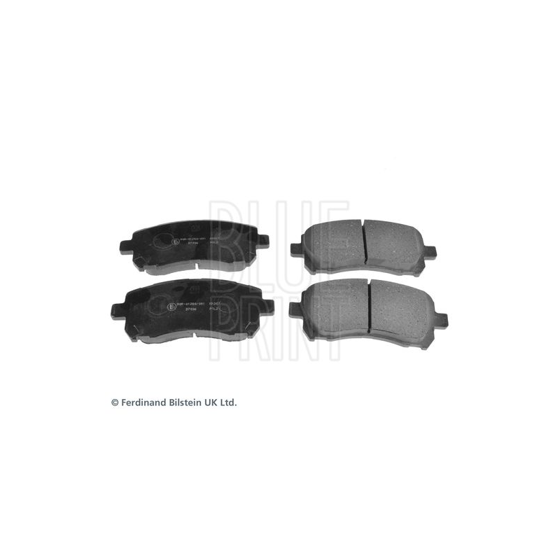 Pastiglie freno asse anteriore - BLUE PRINT