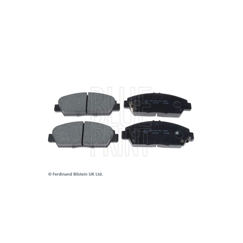 Pastiglie freno asse anteriore - BLUE PRINT