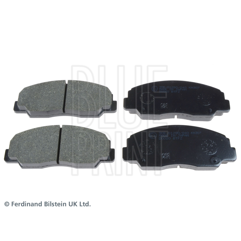 Pastiglie freno asse anteriore - BLUE PRINT