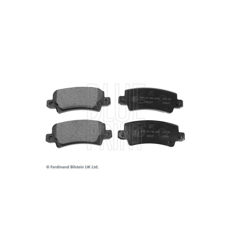 Pastiglie freno asse posteriore - BLUE PRINT