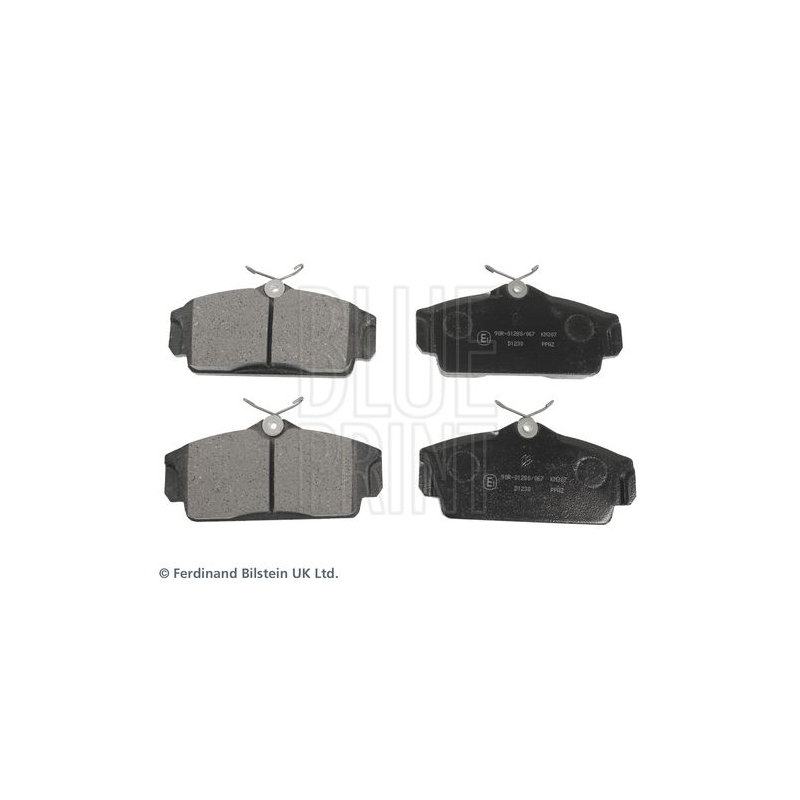 Pastiglie freno asse anteriore - BLUE PRINT