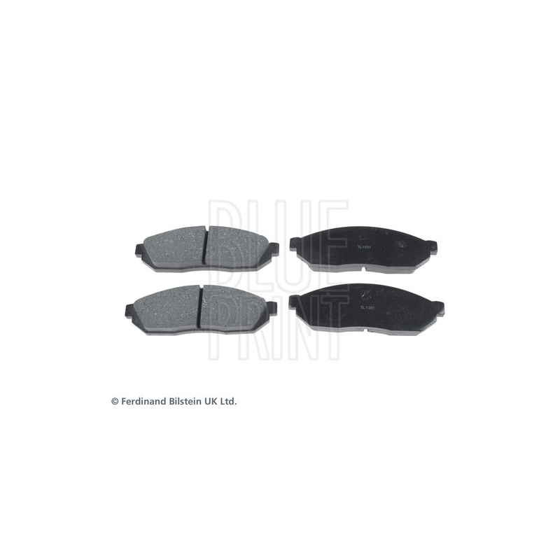Pastiglie freno asse anteriore - BLUE PRINT