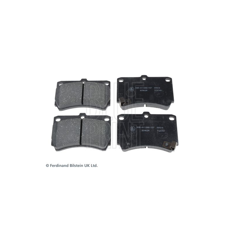 Pastiglie freno asse anteriore - BLUE PRINT