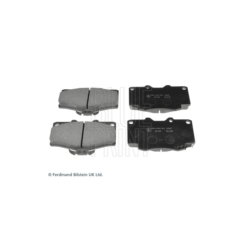 Pastiglie freno asse anteriore - BLUE PRINT