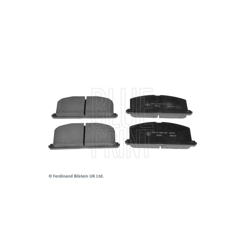 Pastiglie freno asse anteriore - BLUE PRINT