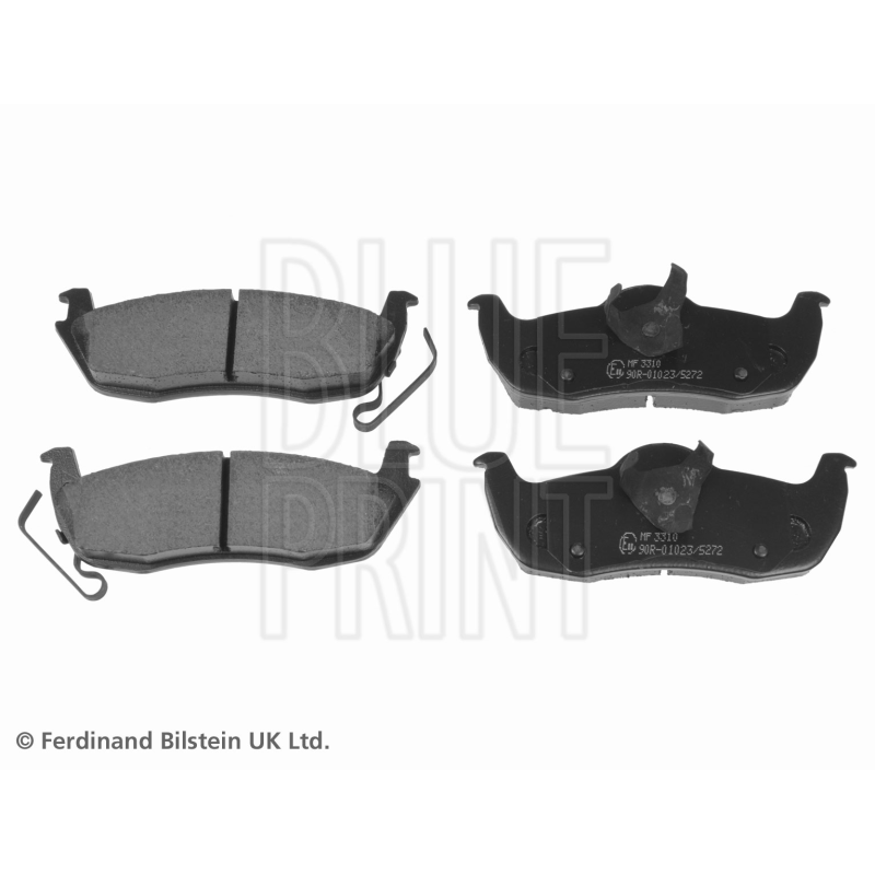 Pastiglie freno asse posteriore - BLUE PRINT