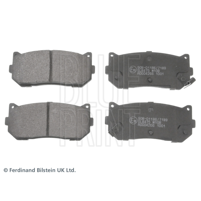 Pastiglie freno asse posteriore - BLUE PRINT