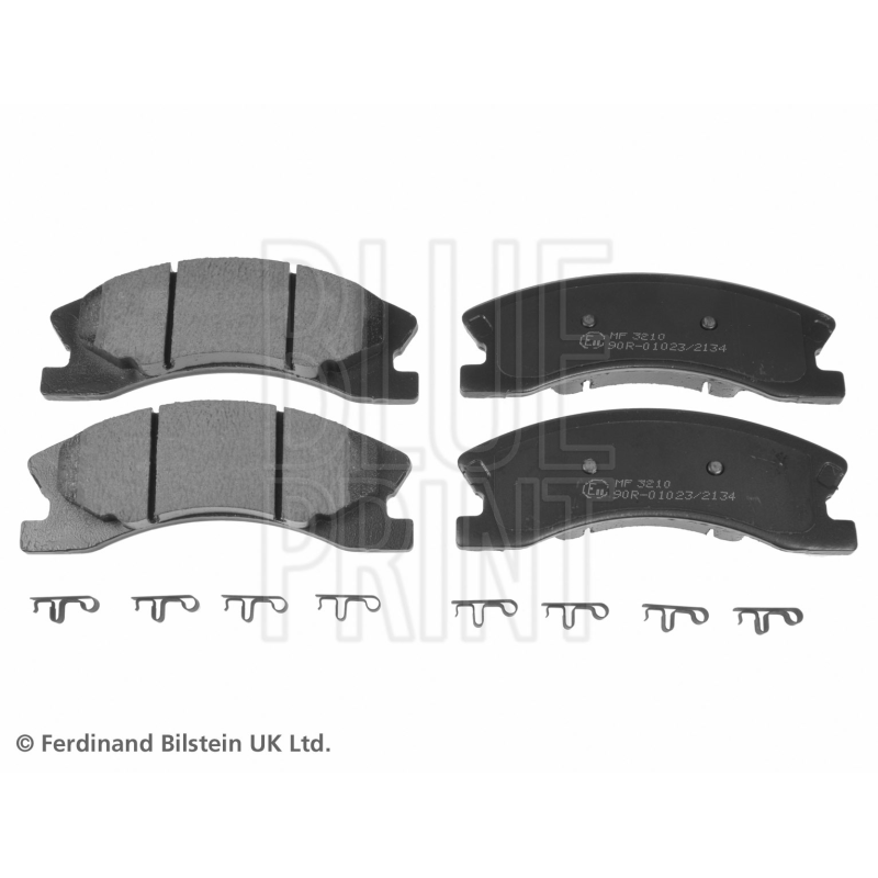 Pastiglie freno asse anteriore - BLUE PRINT