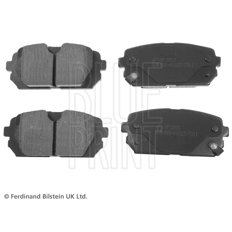 Pastiglie freno asse posteriore - BLUE PRINT