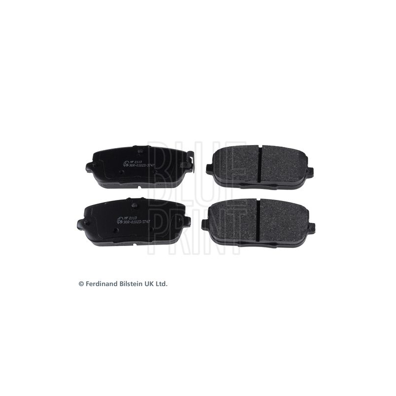 Pastiglie freno asse posteriore - BLUE PRINT