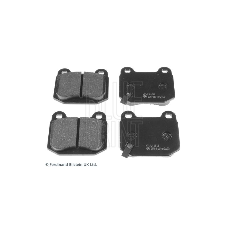 Pastiglie freno asse posteriore - BLUE PRINT