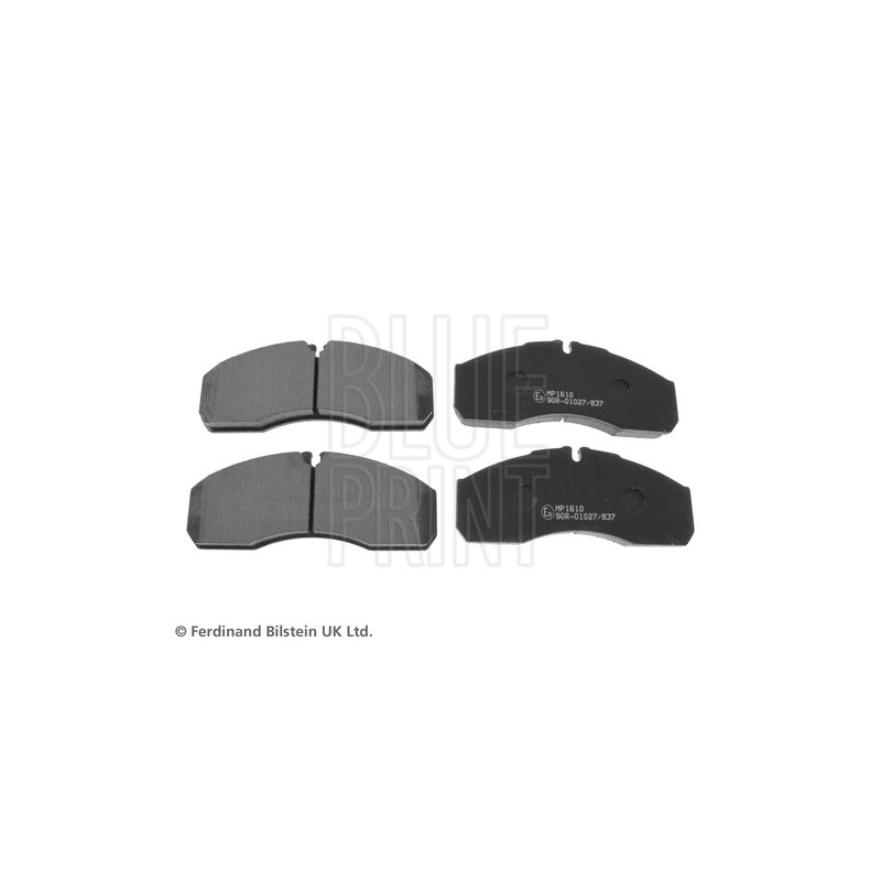 Pastiglie freno asse anteriore - BLUE PRINT