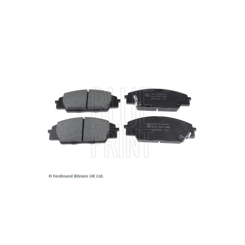 Pastiglie freno asse anteriore - BLUE PRINT