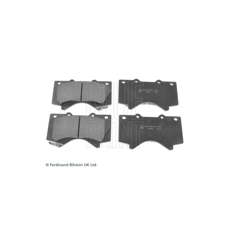 Pastiglie freno asse anteriore - BLUE PRINT