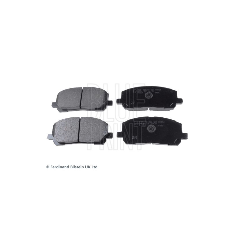 Pastiglie freno asse anteriore - BLUE PRINT