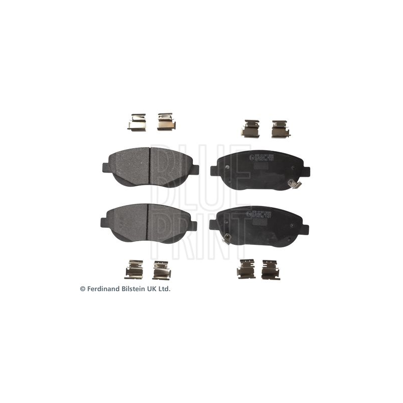 Pastiglie freno asse anteriore - BLUE PRINT