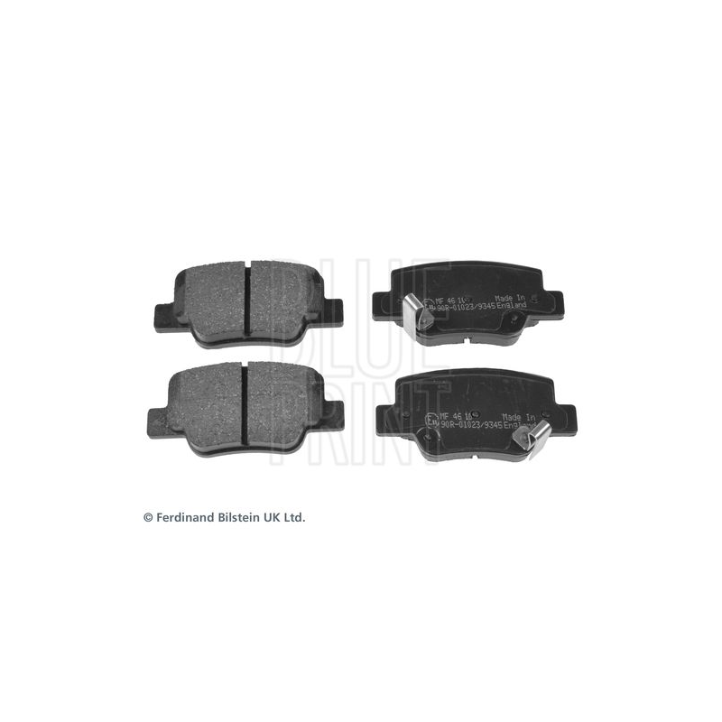 Pastiglie freno asse posteriore - BLUE PRINT