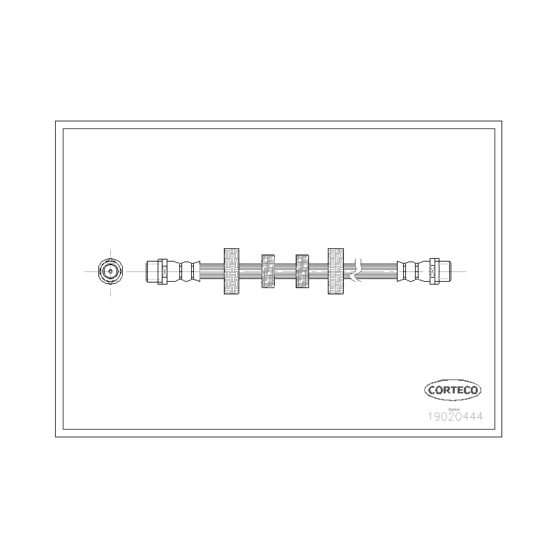 Flessibile freno asse posteriore - CORTECO