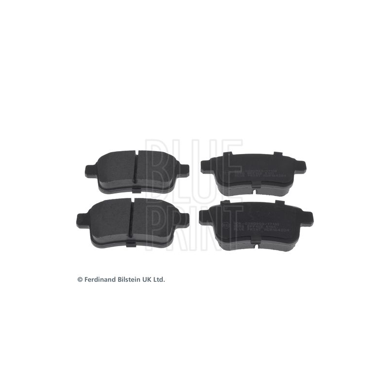 Pastiglie freno asse posteriore - BLUE PRINT