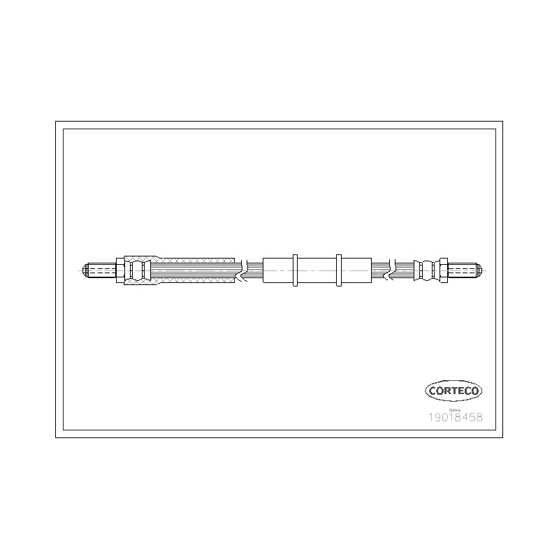 Flessibile freno asse posteriore - CORTECO