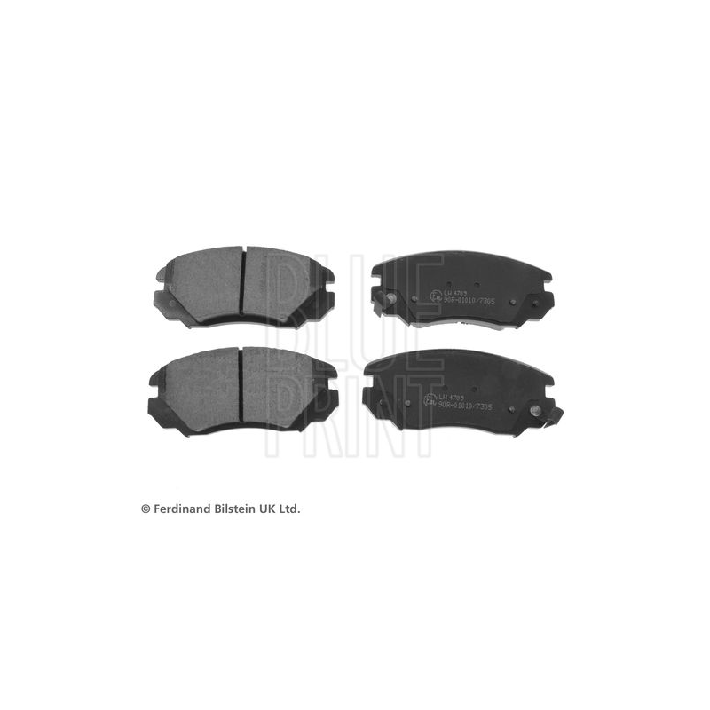 Pastiglie freno asse anteriore - BLUE PRINT