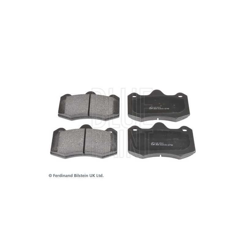 Pastiglie freno asse anteriore - BLUE PRINT