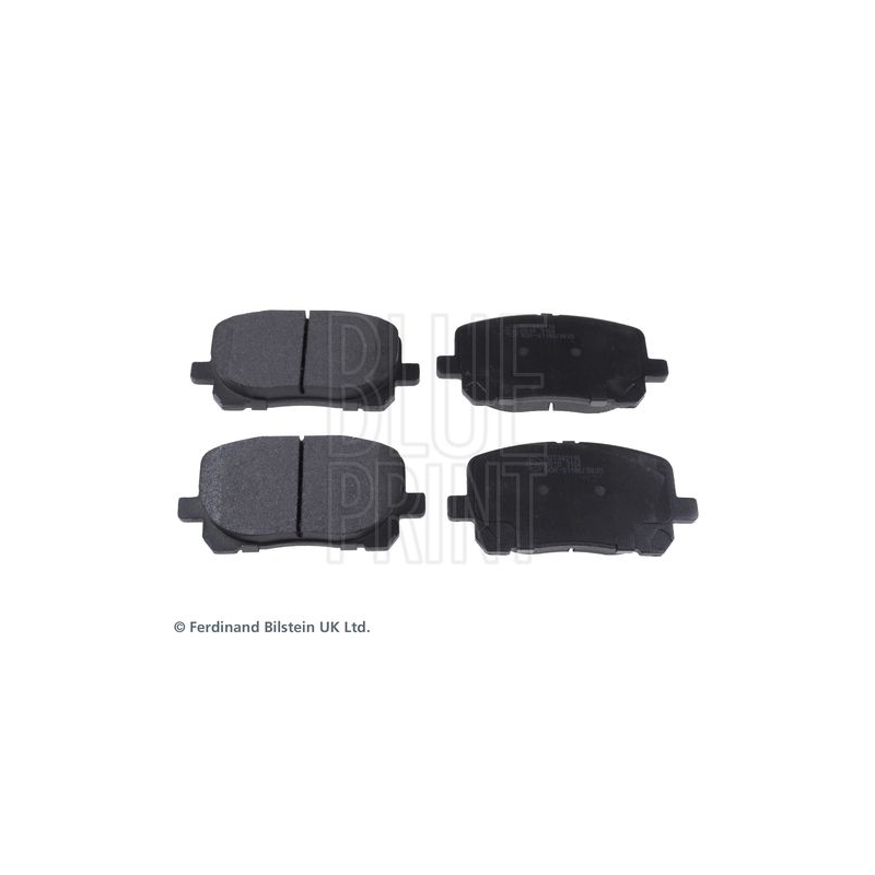 Pastiglie freno asse anteriore - BLUE PRINT