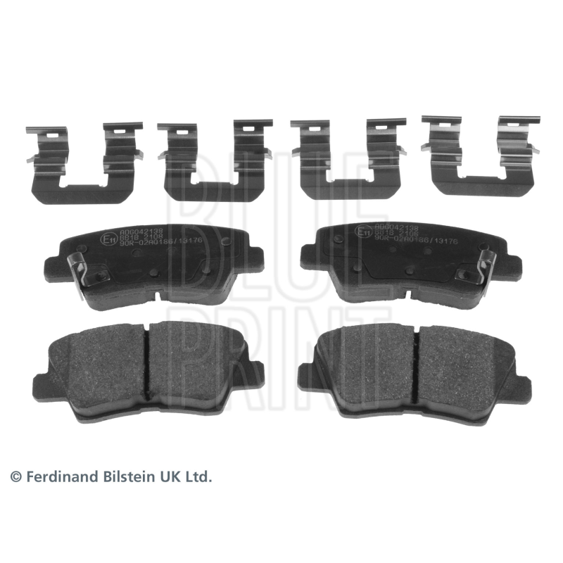 Pastiglie freno asse posteriore - BLUE PRINT