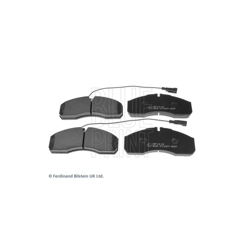 Pastiglie freno asse anteriore - BLUE PRINT