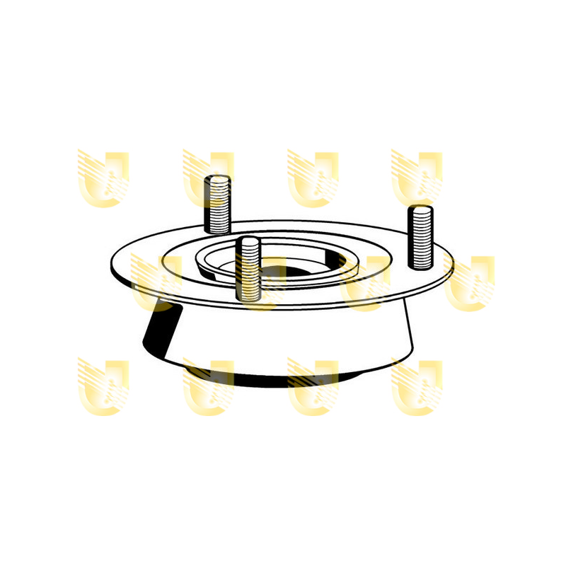 Supporto ammortizzatore asse anteriore - UNIGOM