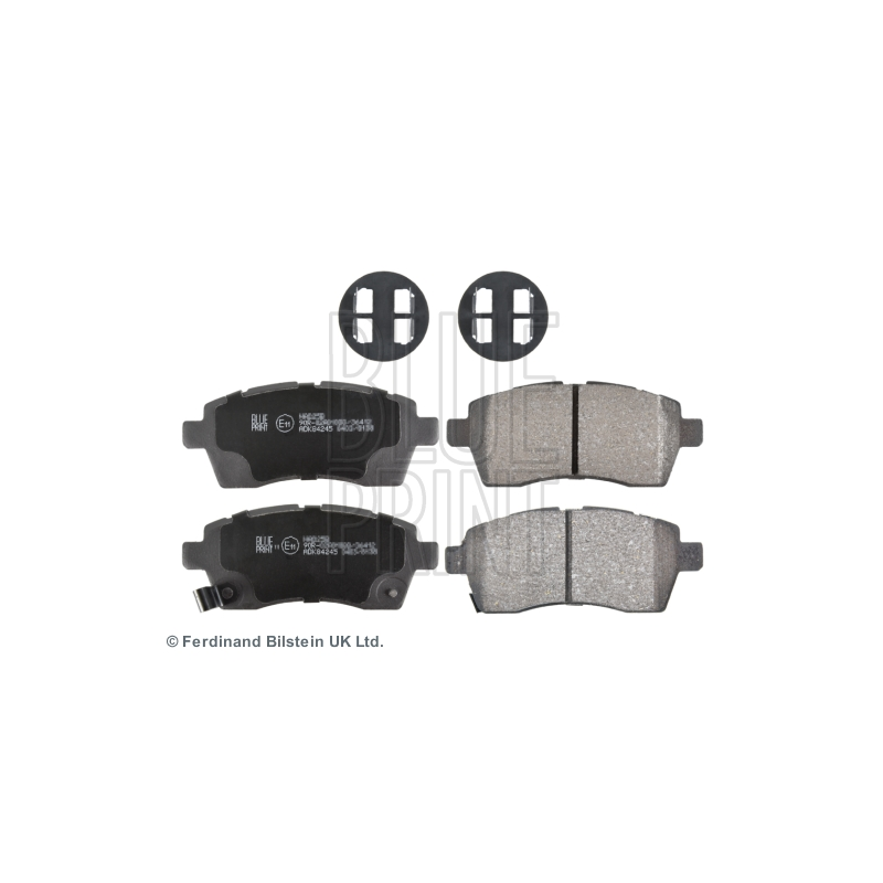 Pastiglie freno asse anteriore - BLUE PRINT