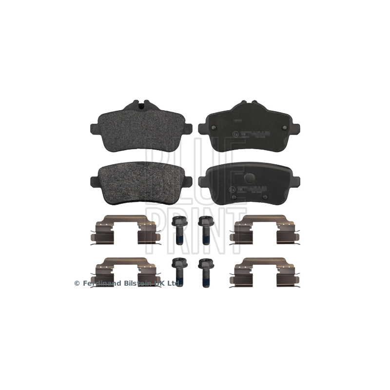 Pastiglie freno asse posteriore - BLUE PRINT