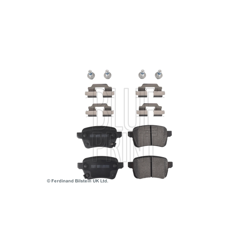 Pastiglie freno asse posteriore - BLUE PRINT