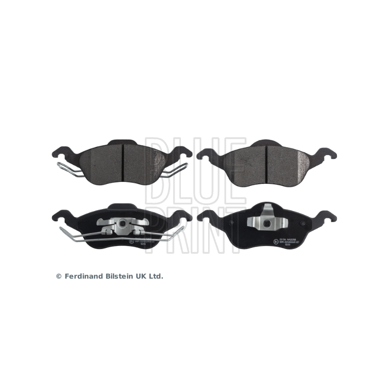 Pastiglie freno asse anteriore - BLUE PRINT