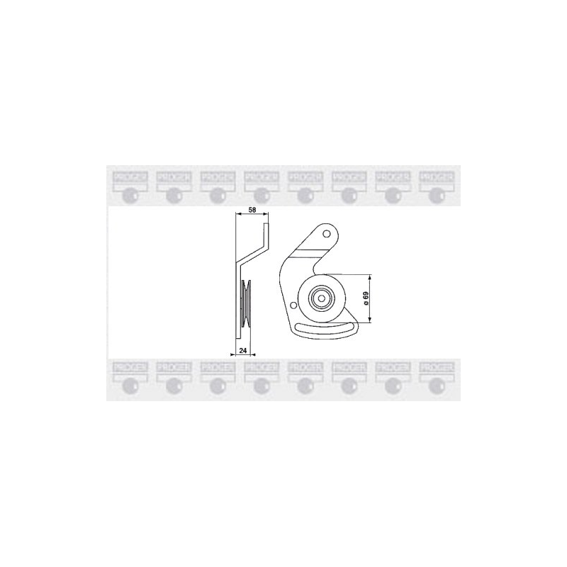 Tendicinghia trapezoidale - SKF